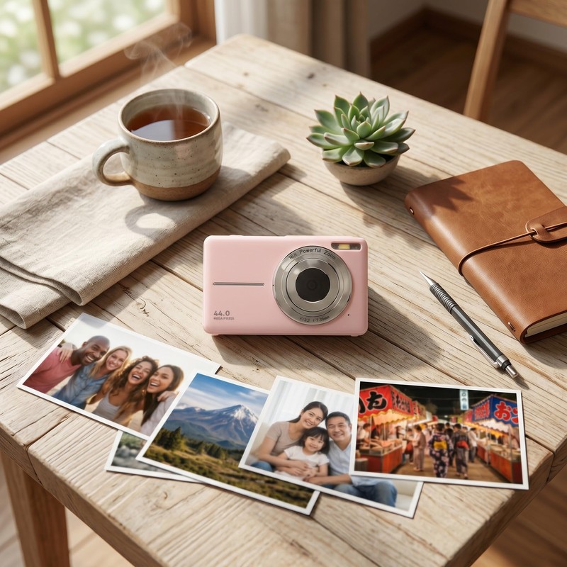 Dilwe Digital Camera HD 1080P 16x Zoom 2.4" IPS Display