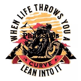 Unbranded Sublimation Print Lean Into It Ready To Press Heat Transfer