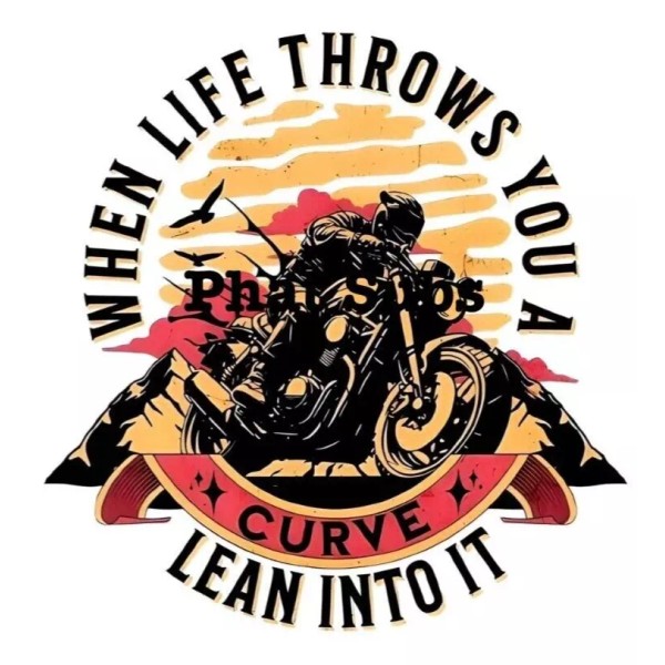 Unbranded Sublimation Print Lean Into It Ready To Press Heat