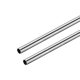 sourcing map 304 Stainless Steel Round Tubing 5mm OD 0.2mm Wall Thickness 250mm Length Seamless Straight Pipe Tube 2 Pcs