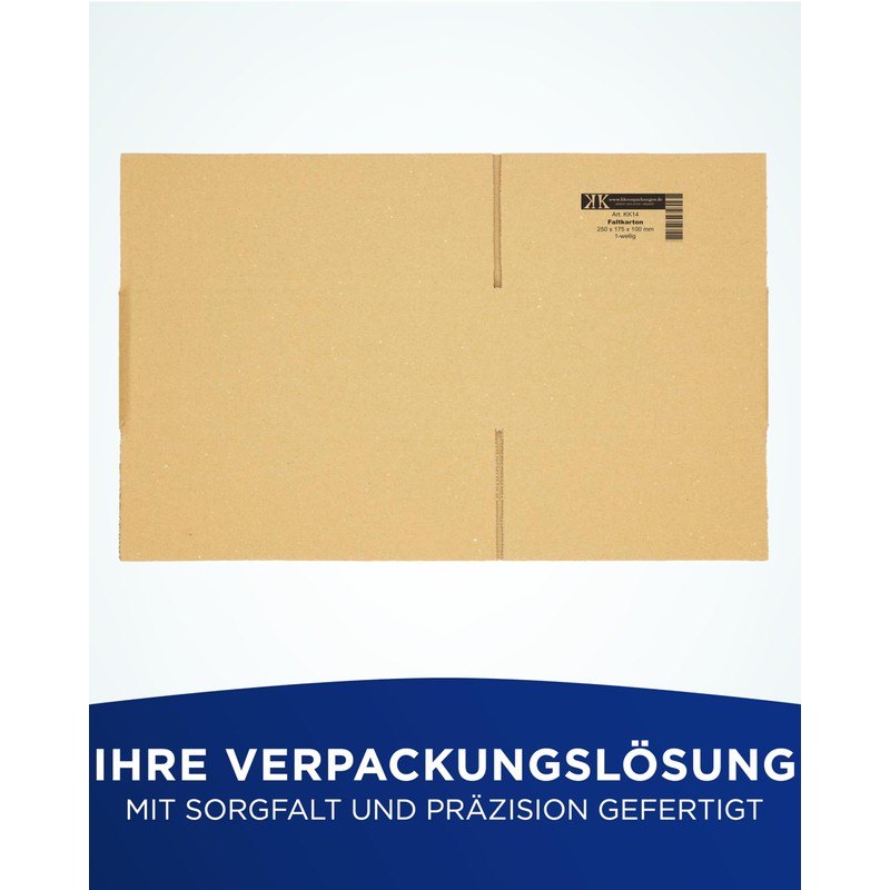 KK Verpackungen Shipping Boxes 250 x 175 x 100 mm