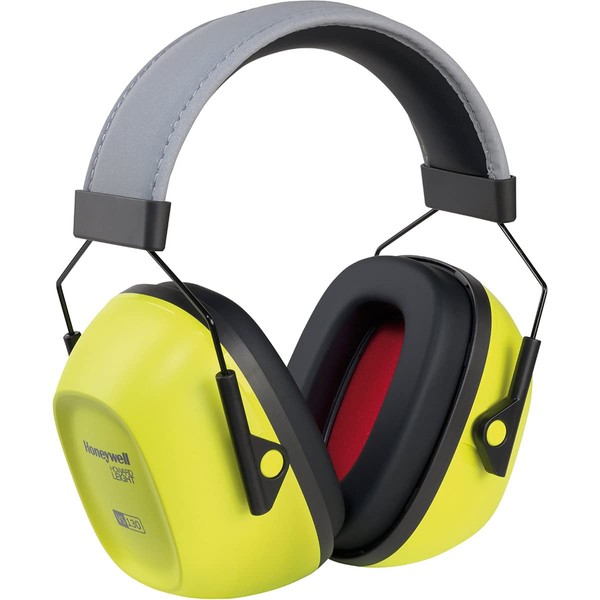 Howard Leight VS130HV VeriShield Hi-Viz Yellow Over-The-Head Earmuff, NRR 30