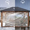 Clear Tarps Heavy Duty Waterproof - 8x12ft Clear Plastic Tarp
