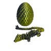 3D Printed Dragon and Dragon Egg Articulated Adult Gemstone Dragon