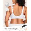 VRVOICE Wireless Bras for Women No Underwire V Mesh Seamless