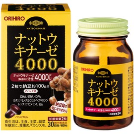 ORIHIRO Nattokinase 4000 60 tablets, Natto Bacteria, DHA, EPA, Hesperidin, Lecithin