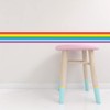 VisitRyl Wallpaper Border,Peel and Stick Rainbow for Children Room 3.93