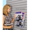 Marketing Holders 3 Tier Stand Flyer Take One Holder Slatwall