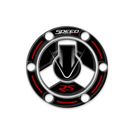 3D Resin Fuel Cap Protector Compatible with Triumph Speed Triple 1050 RS 2018-2021 GP-2068 (Phantom Black)