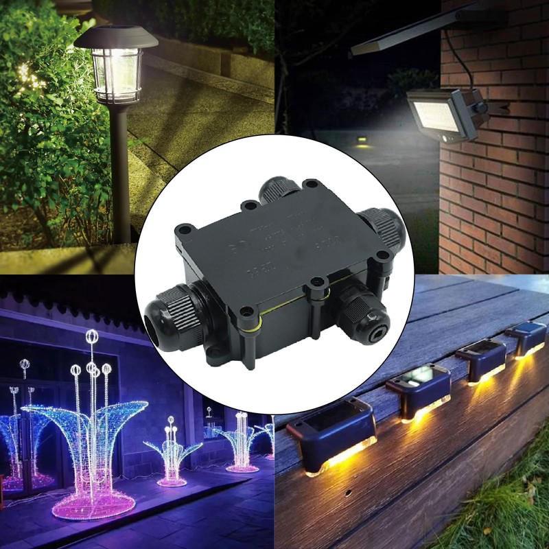 Newnessai Waterproof Cable Junction Box, High Temperature Resistant Electrical Junction