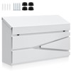 Yaocom Wall Mount Mailbox Large Capacity Mailbox for Outside Galvanized