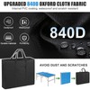 Heavy Duty Folding Ping Pong Table Storage Bag,[Thick Fabric+Front Pocket]