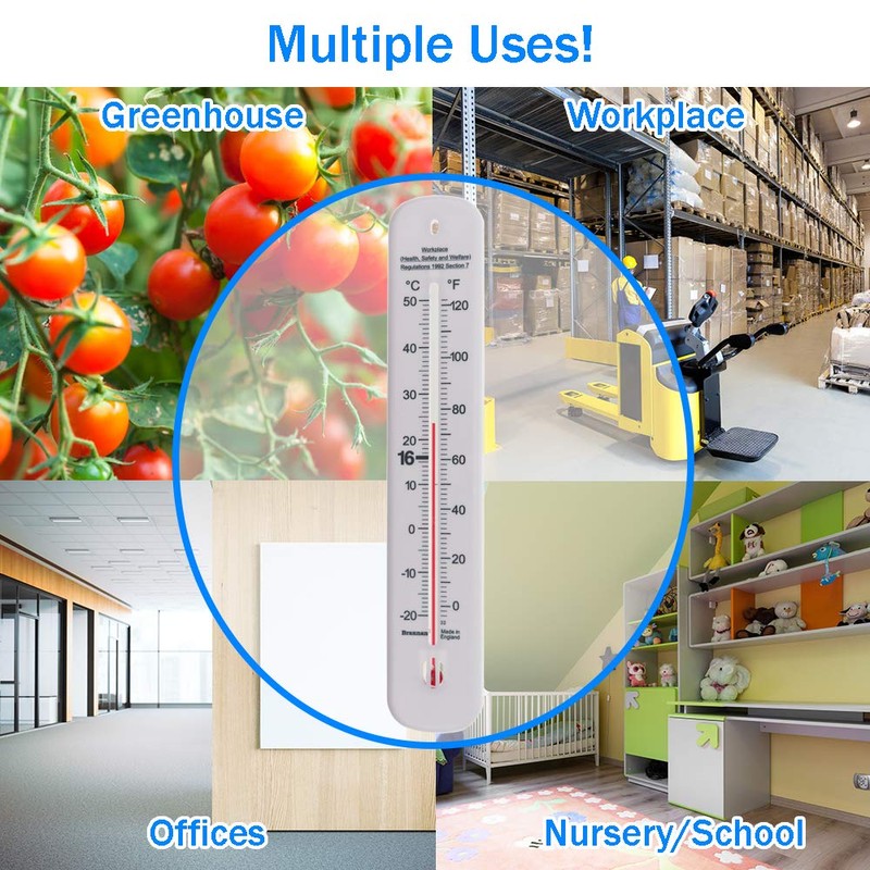 Wall Thermometer with Regulation Temperatures