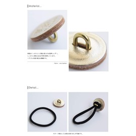 IL BISONTE 54_1_54192304597 F Platinum Hair Rubber