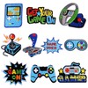 Video Game Iron On Patches for Boys 10PCS Blue Game