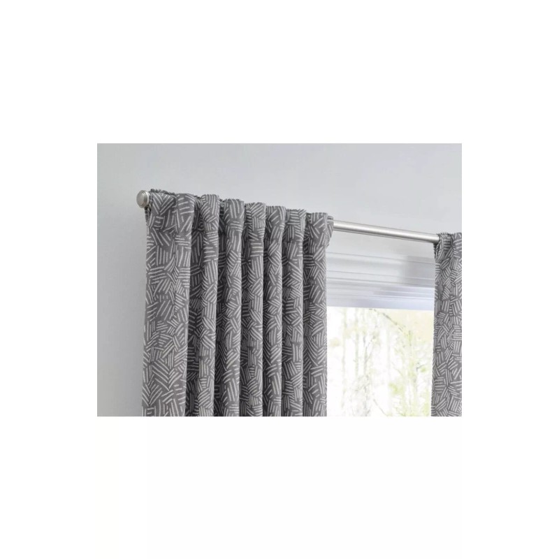 Origin21 84-in Grey Room Darkening Thermal Lined Back Tab Single