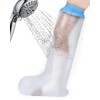 1 Pack Waterproof Lower Leg Cast Cover for Shower and