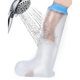 1 Pack Waterproof Lower Leg Cast Cover for Shower and Bath - Adult