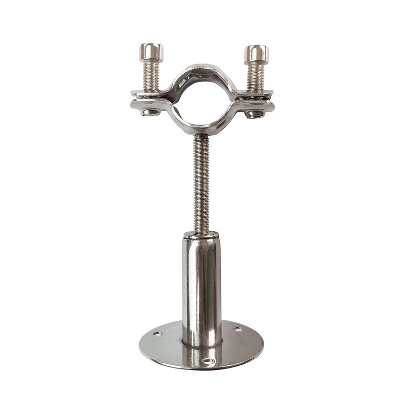 JENSWILL 2PCs Wall Mount Ceiling Pipe Support 304 Stainless Steel