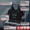 CRIPOP 13 Inch Wide Mouth Tool Bag, Heavy Duty Tool