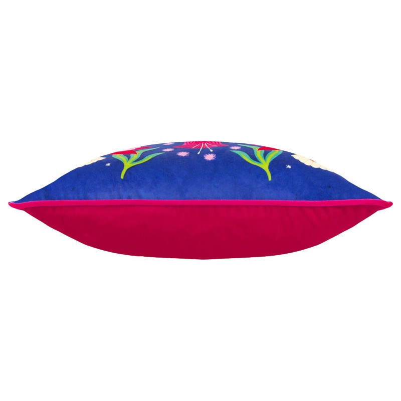 Kate Merritt Fiesta Folk Cushion Cover,Multicolour,43 x 43cm