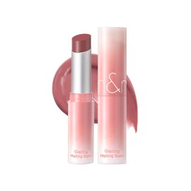 rom&nd Glasting Melting Balm (NEW) 6 Colours, Shiny Lips, Humidité Baumes à Lèvres, Translucide, Skin Pigmentation, Vegan, 3.5 g, 0.12 oz (12 Veiled Rose)