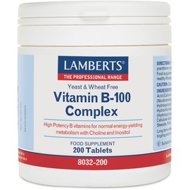 Lamberts Vitamin B-100 Complex - 200 tablets