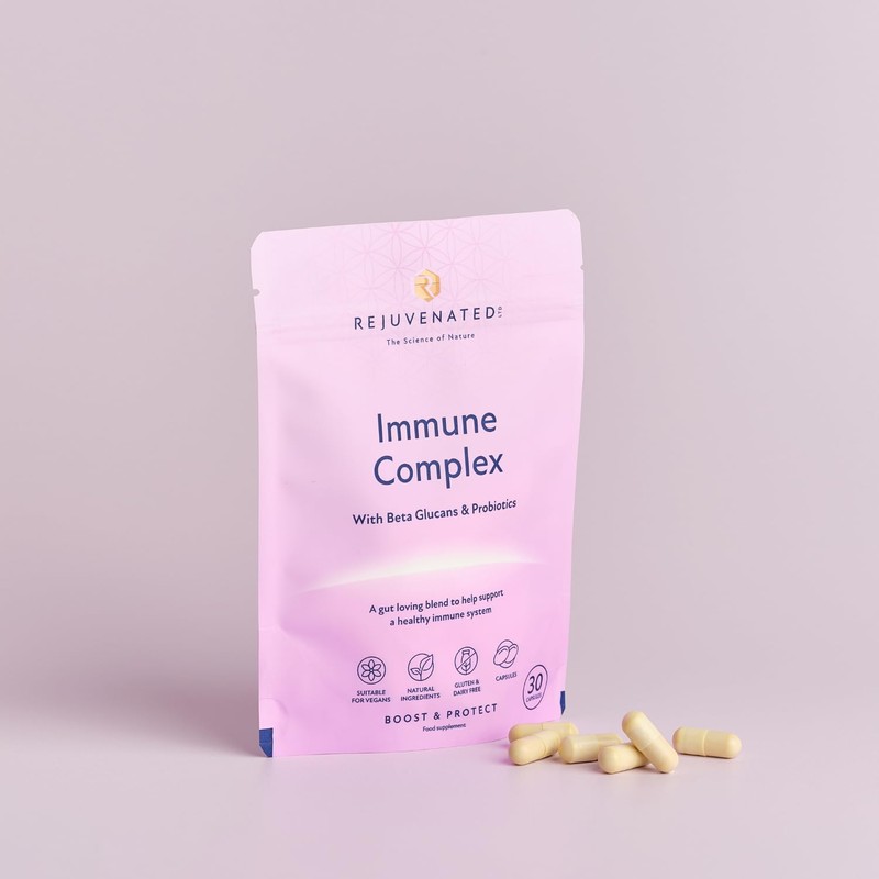 Rejuvenated Immune Complex Capsules - Prebiotics, Probiotics and Immune Boosters