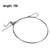 BCP 2sets 1M Twister Stainless Steel Cable with Adjustable Photo