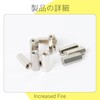 Increased Fire Stainless Steel Hex Nuts M3 13mm Length 10pcs