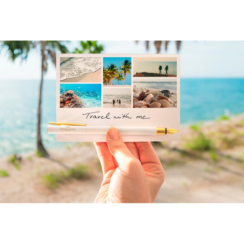 FABER-CASTELL Neo Slim 141440 Fountain Pen Nib Width M Gold