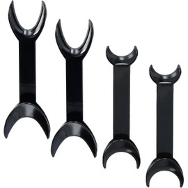 Retractor Bucal Dental en Forma de T, 4 Piezas Doble Cabeza con 80 Accesorios, Abridor de Boca y Labios para Blanqueamiento Dental, Ortodoncia y Cuidado Bucal en Casa