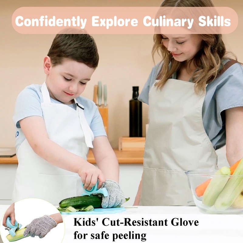 Kibbidea Vegetable Peeler, Kids Potato Fruit Peeler for Kitchen with