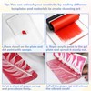 DINGSEN Gel Printing Pad with Brush - Reusable Gel Plate