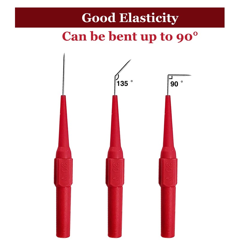 Extra-Thin Multimeter Test Leads, 0.7mm Multimeter Probes, Multimeter Back Probe