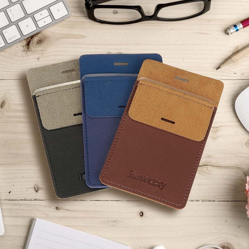 Pocket Protector, 3 Pcs Leather Pocket Pen Holder Organizer Pouch