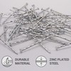 SKIR'CO (Pack of 40) Square Twisted Steel Nails 3.0 x