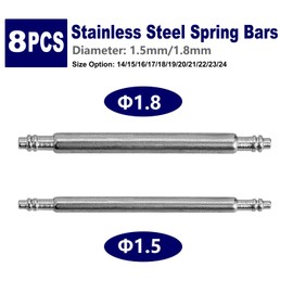 WOCCI 24mm Spring Bars, Pins for 24mm Watch Strap