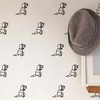Geometric Dinosaur Wall Decor Stickers for Kids Room Baby Nursery