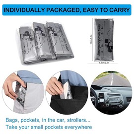 Lyaciomn Disposable Emergency Urinal Bag,20Pack Portable Camping Pee Bags, Travel Pee Bags, Emergency Portable Urine Bag