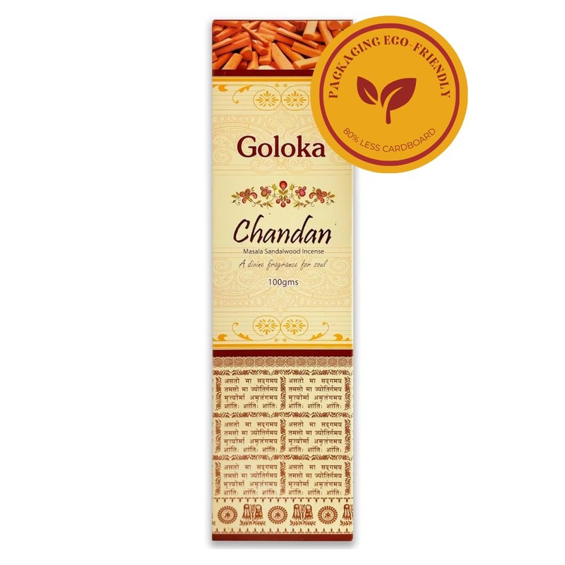 Chandan Incense Sticks - 1 Pack of 100g (70-90 Sticks)
