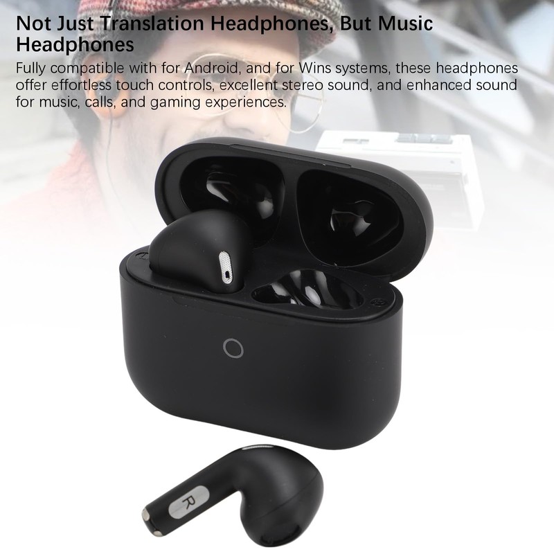Language Translator Earbuds, 144-language Real-time Two-Way in-Ear Earbuds, translating Earbuds