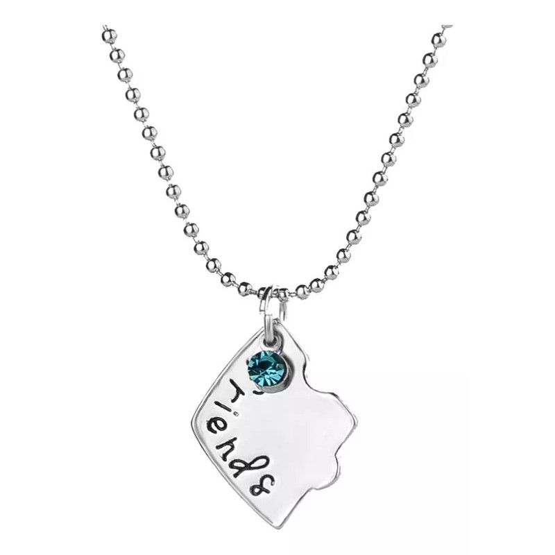 Deluxe 3 Collares Corazón Unido Mejores Amigas Rompecabezas