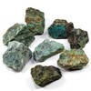 Chrysocolla Rough Stone Natural Blue Green Orange Crystal Cab Mineral