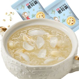 white fungus Starch Soup Powder 5.29 oz/150g (15g * 10 bags/bag) Freeze dried Tremella soup, instant breakfast Congee, Chinese Dessert breakfast drink
