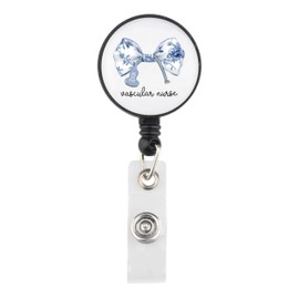 Lywjyb Birdgot Vascular Nurse Badge Reel Vascular Cardiology Nursing Gift Cardiac Rehab Graduation Merch (Vascular Nurse Badge CA)