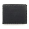 Men's Leather Wallet Flat Minimalist RFID Protection Hunter Leather Slim