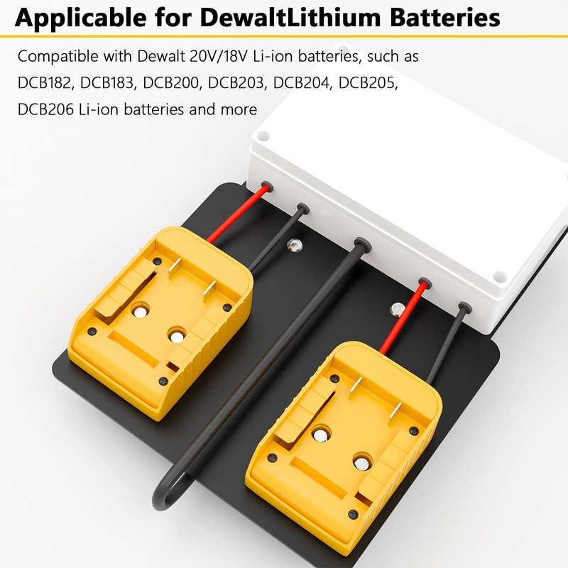 Lymorexan Starlink Mini Battery Adapter, Compatible with De.Walt 20V/18V DCB