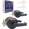 OAKMOORE Keyed Entry Commercial Door Handle | Heavy Duty Commercial