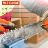 Chainsaw Sharpening Files Kit Saw Chain Files Chainsaw Sharpening Files